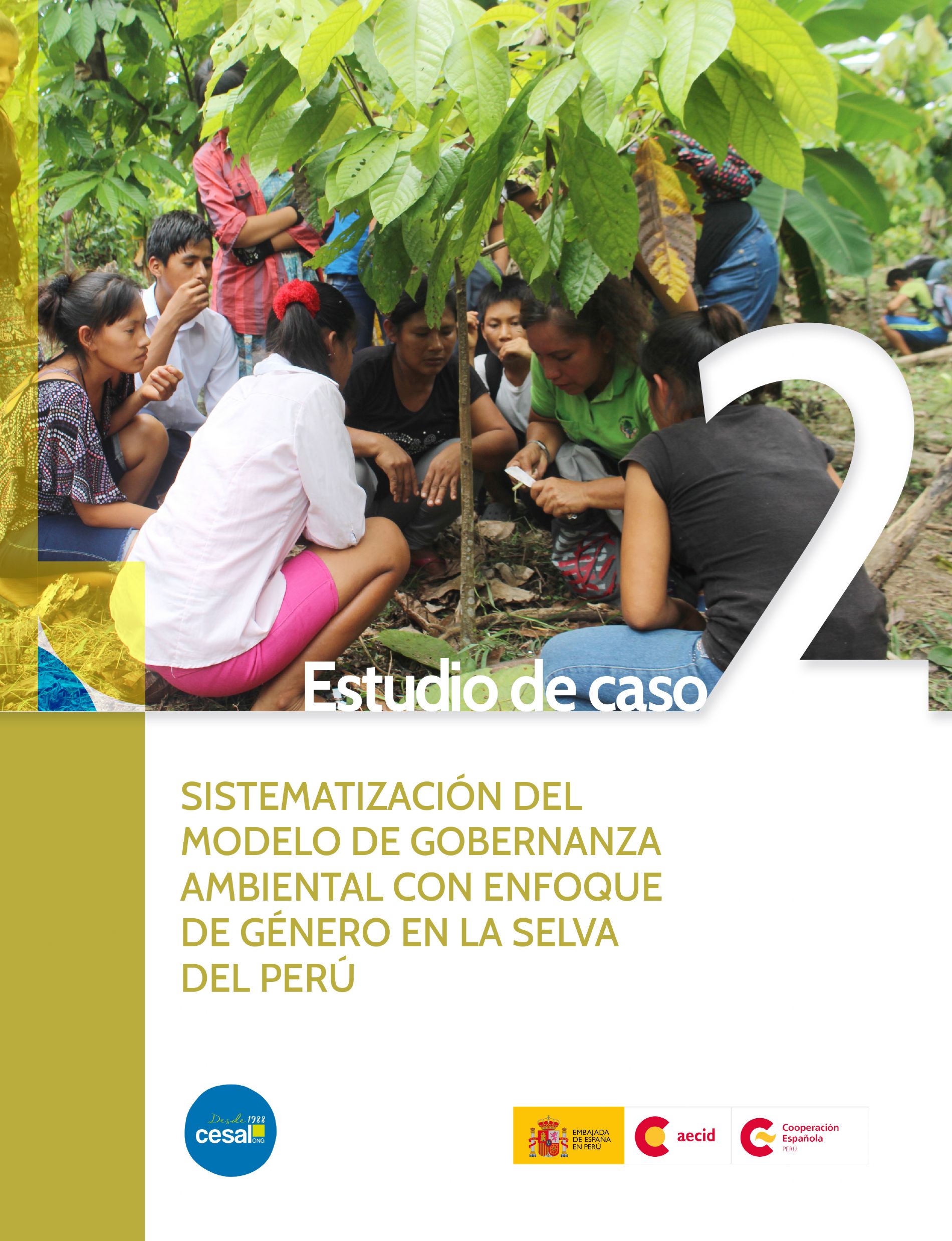 Sistematización del Modelo de Gobernanza Ambiental con enfoque de género en la selva de Perú