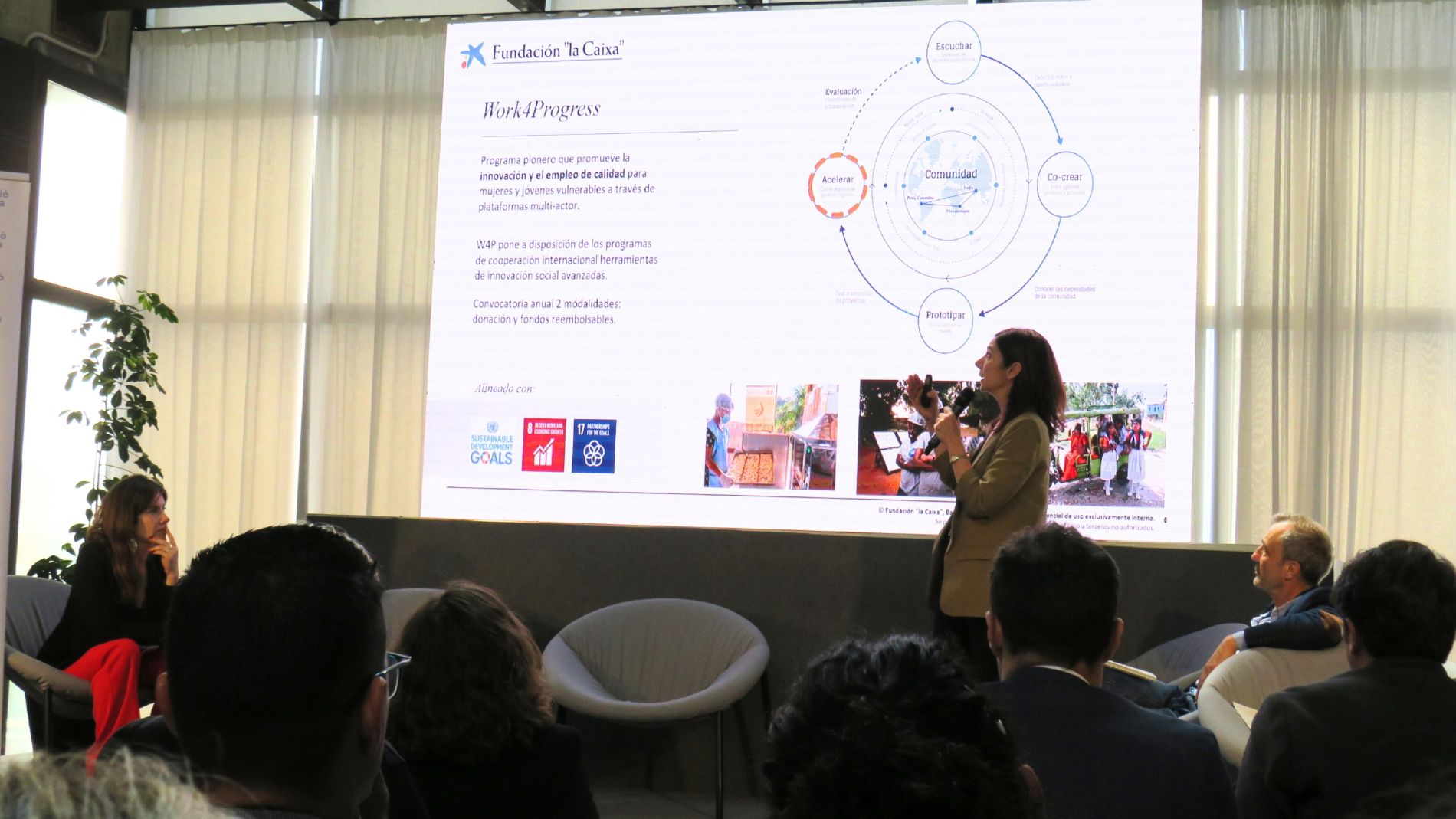 Marta Solsona, responsable de programas en el rea Internacional de Fundacin LaCaixa