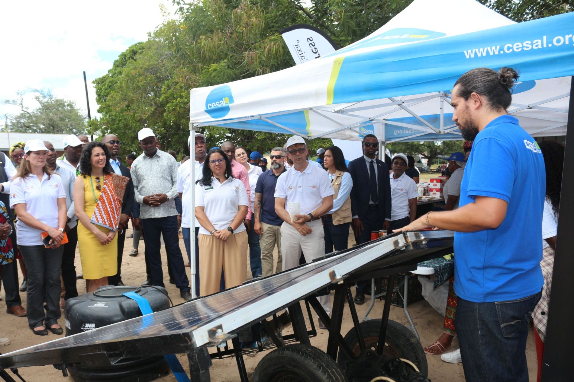 Presentacin sistema de riego porttil - Mozambique Cesal