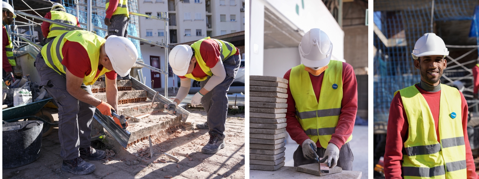 Alumnos en la Fundaci�n Laboral de la construcci�n. 4