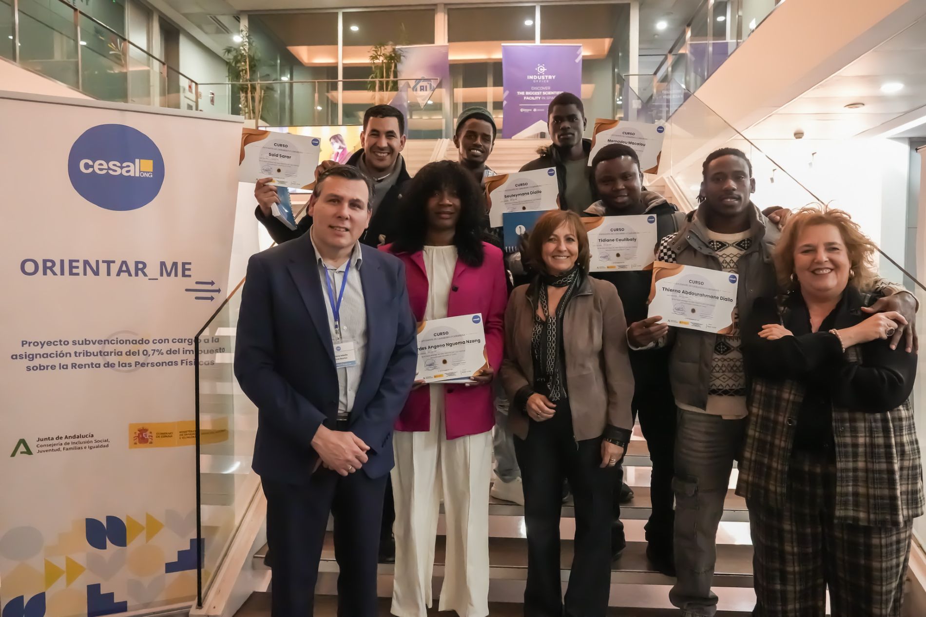 Promoci�n del I Curso de Ayudante de Camarero.