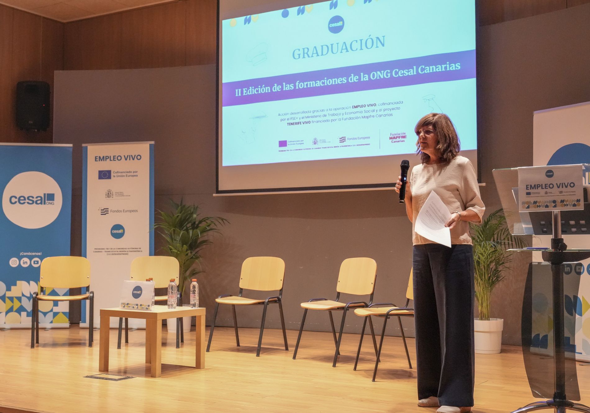 II Graduacin de los cursos de Empleo Vivo en Canarias