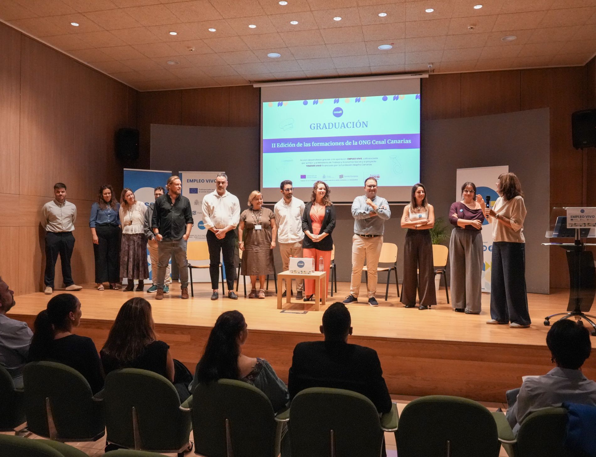 II Graduacin de los cursos de Empleo Vivo en Canarias