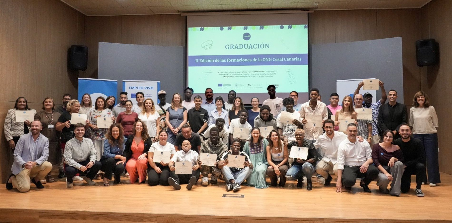 II GRADUACIN DE LOS CURSOS DE EMPLEO VIVO EN CANARIAS