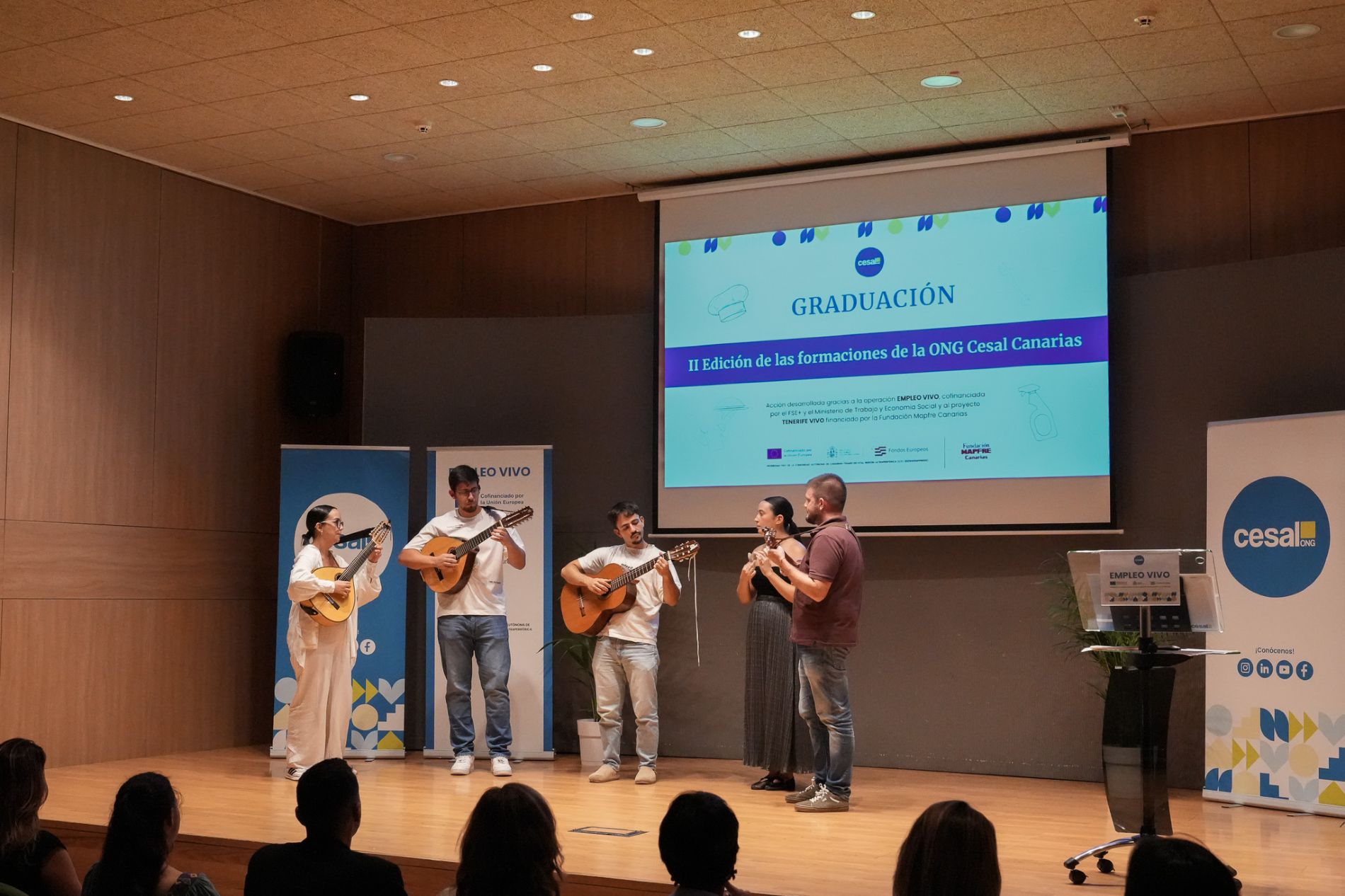 II Graduacin de los cursos de Empleo Vivo en Canarias