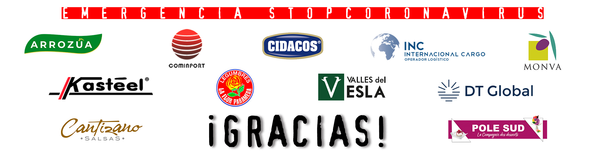 coronavirus empresas solidarias dona cesal es urgente