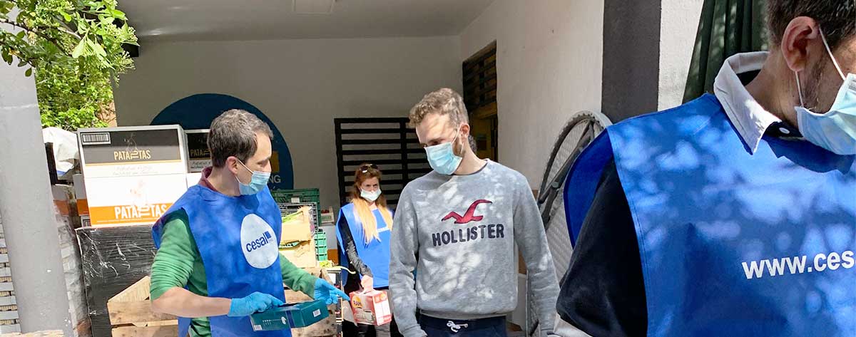 coronavirus; emergencia; salud; CESAL; dona; voluntariado Gastrolab Villaverde Madrid