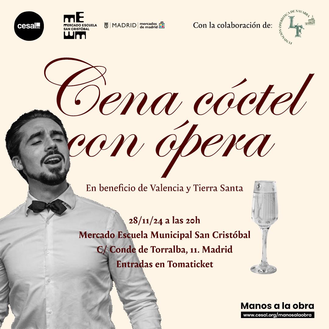 Cena cctel con pera Cesal
