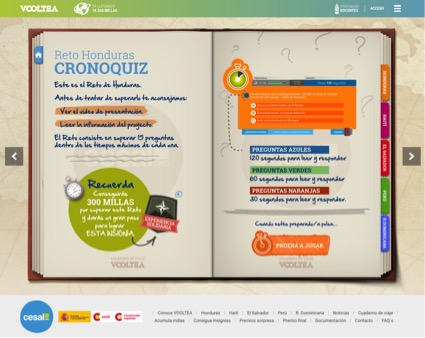 Juego online educativo Vooltea