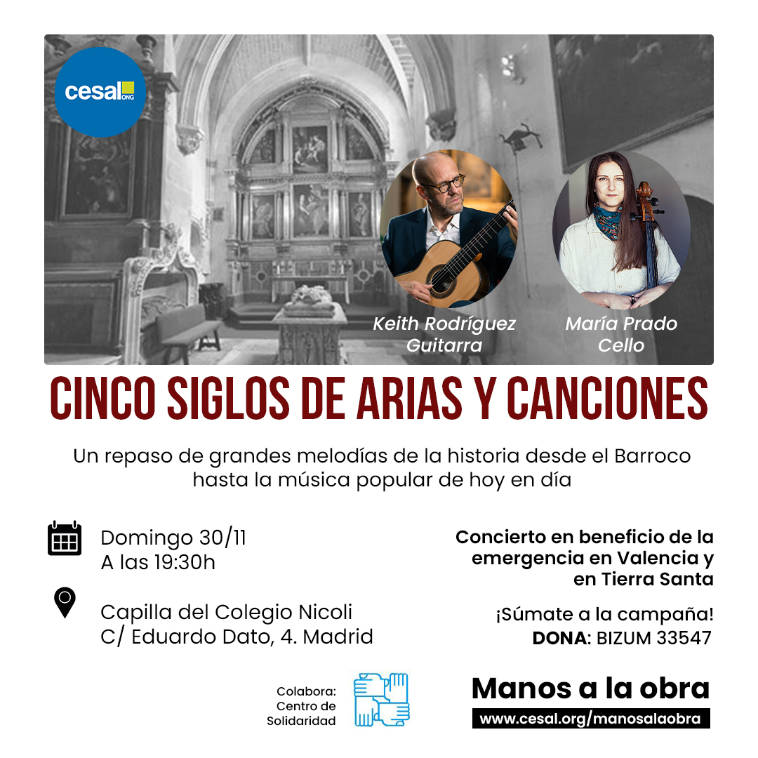 Concierto guitarra y cello Cesal