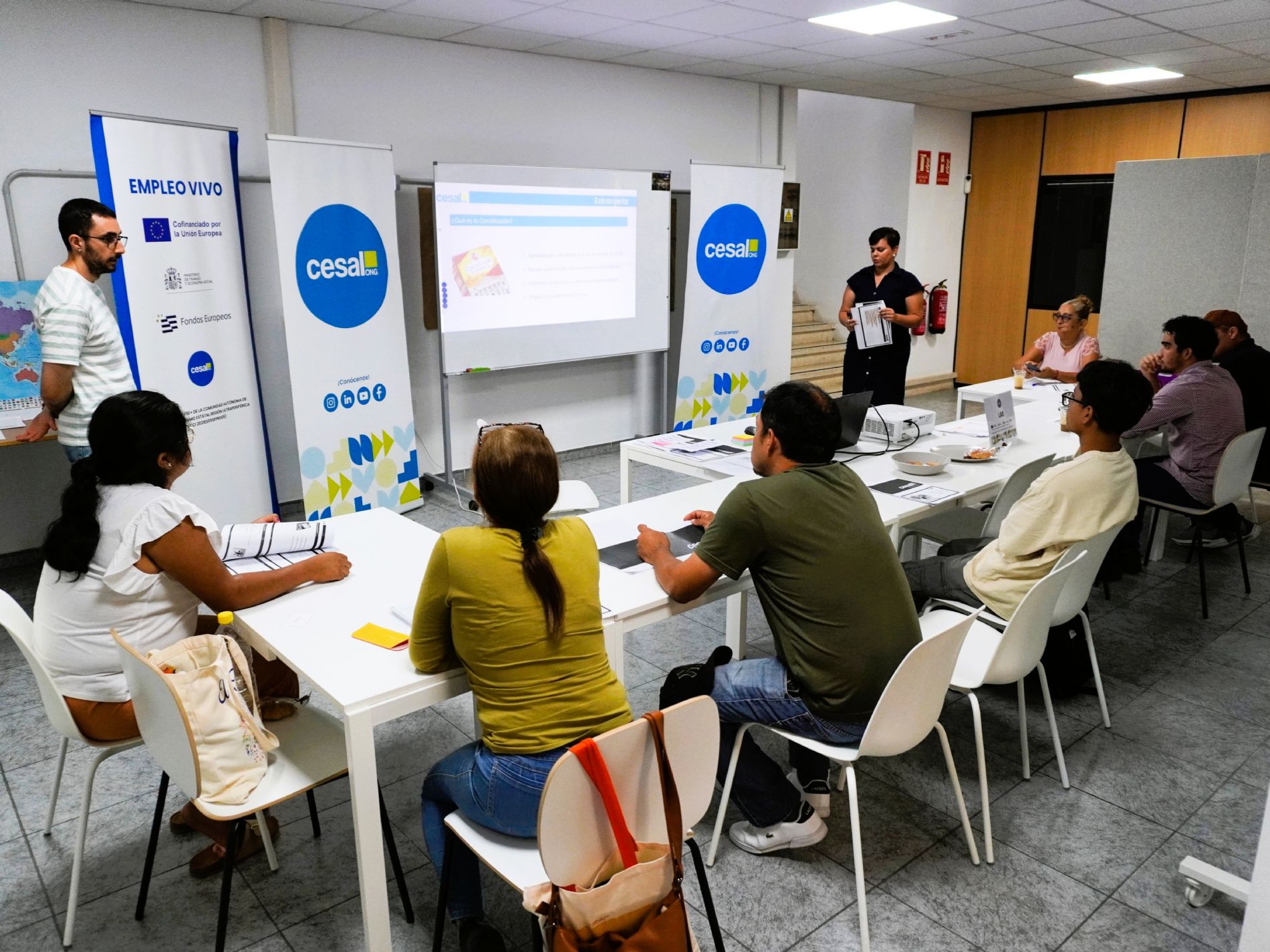 Participantes de la formaci�n sobre Derechos, Libertades y Valores Democr�ticos, desarrollada por Cesal en el marco del proyecto LAR. / Foto: Cesal