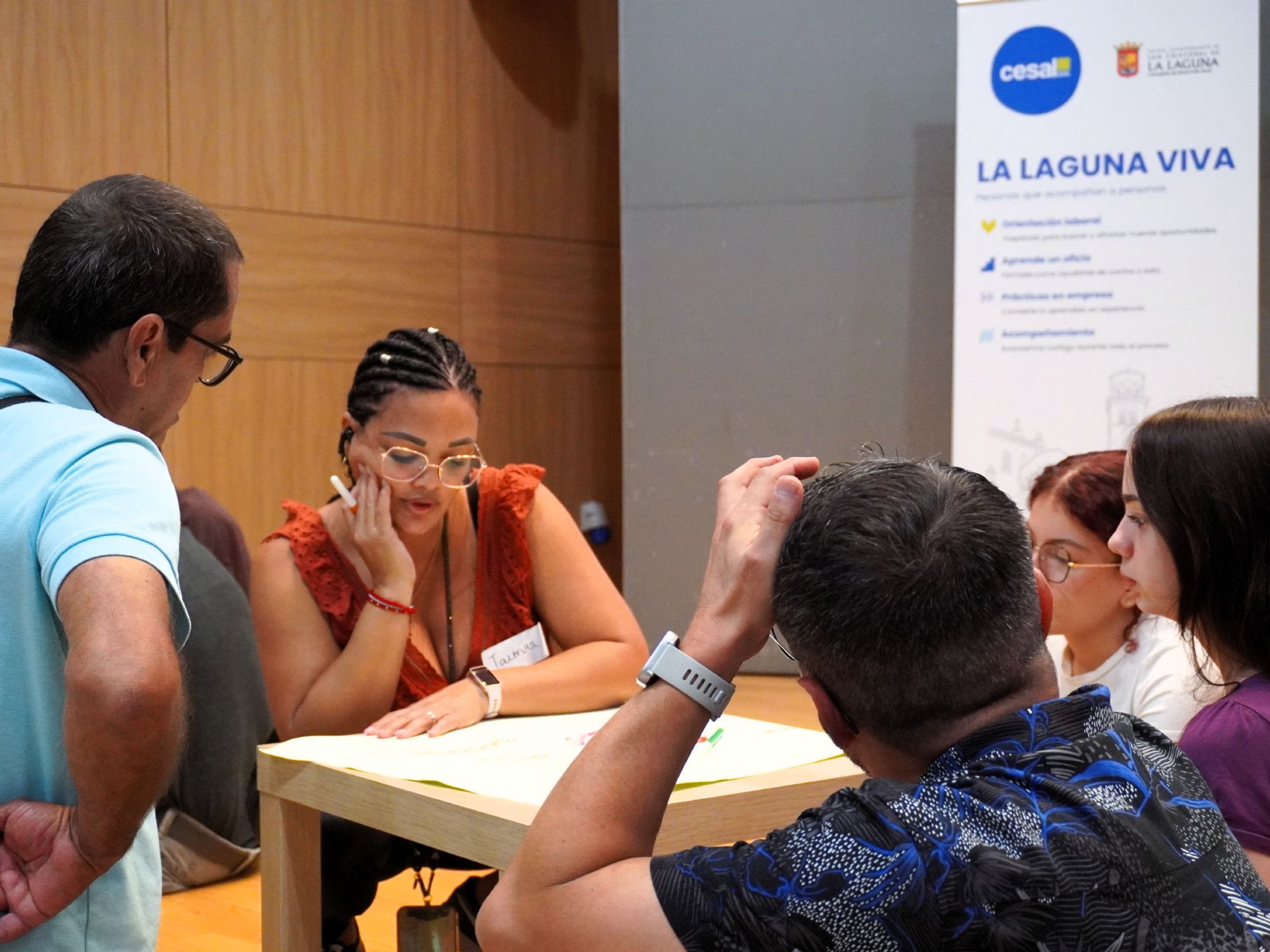 La Laguna Viva re�ne a 38 personas candidatas para optar a una de las 25 plazas de formaci�n en Cocina y Sala, reflejando la buena acogida de la convocatoria. / Foto: Cesal