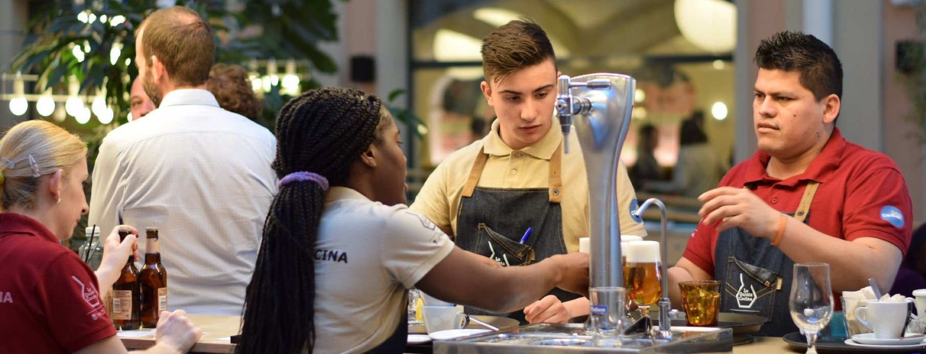 Escuela de hostelera La Quinta Cocina, en el Espacio Abierto La Quinta de los Molinos