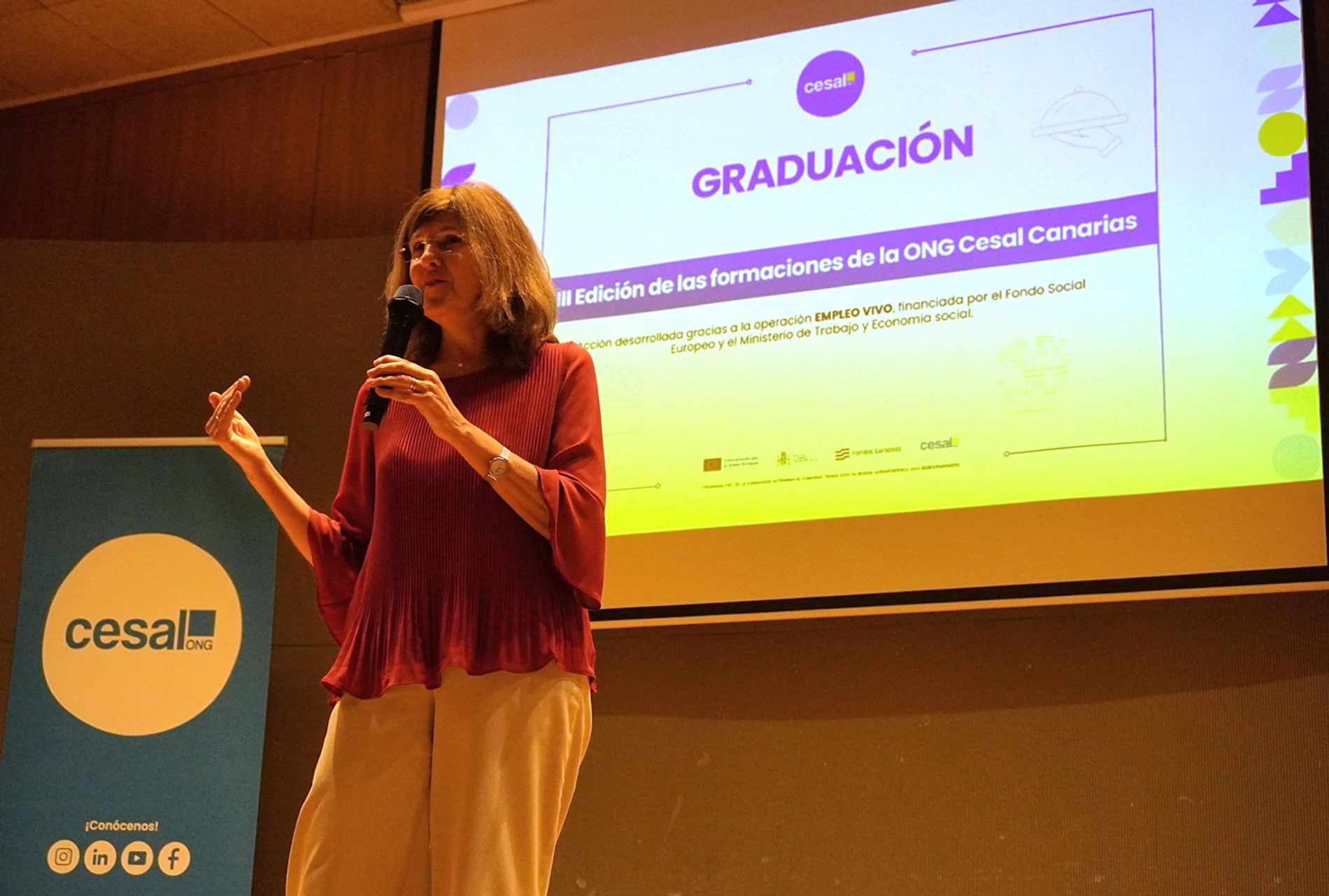 Esther Cabello, delegada de Cesal en Canarias.