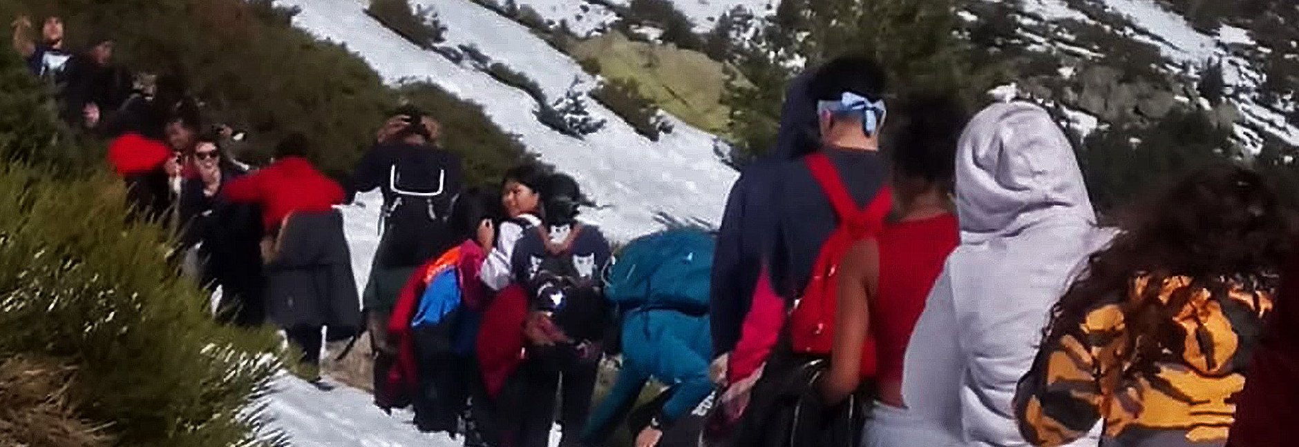 Excursin de adolescentes del CEPI de Tetun a Pealara