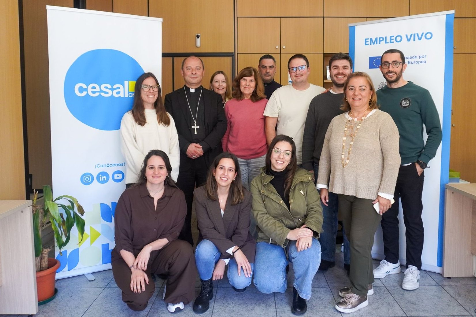 Obispo de Tenerife visita ONG Cesal en Canarias