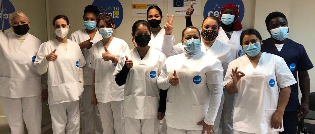 Formacin en limpieza en Madrid con la ONG CESAL