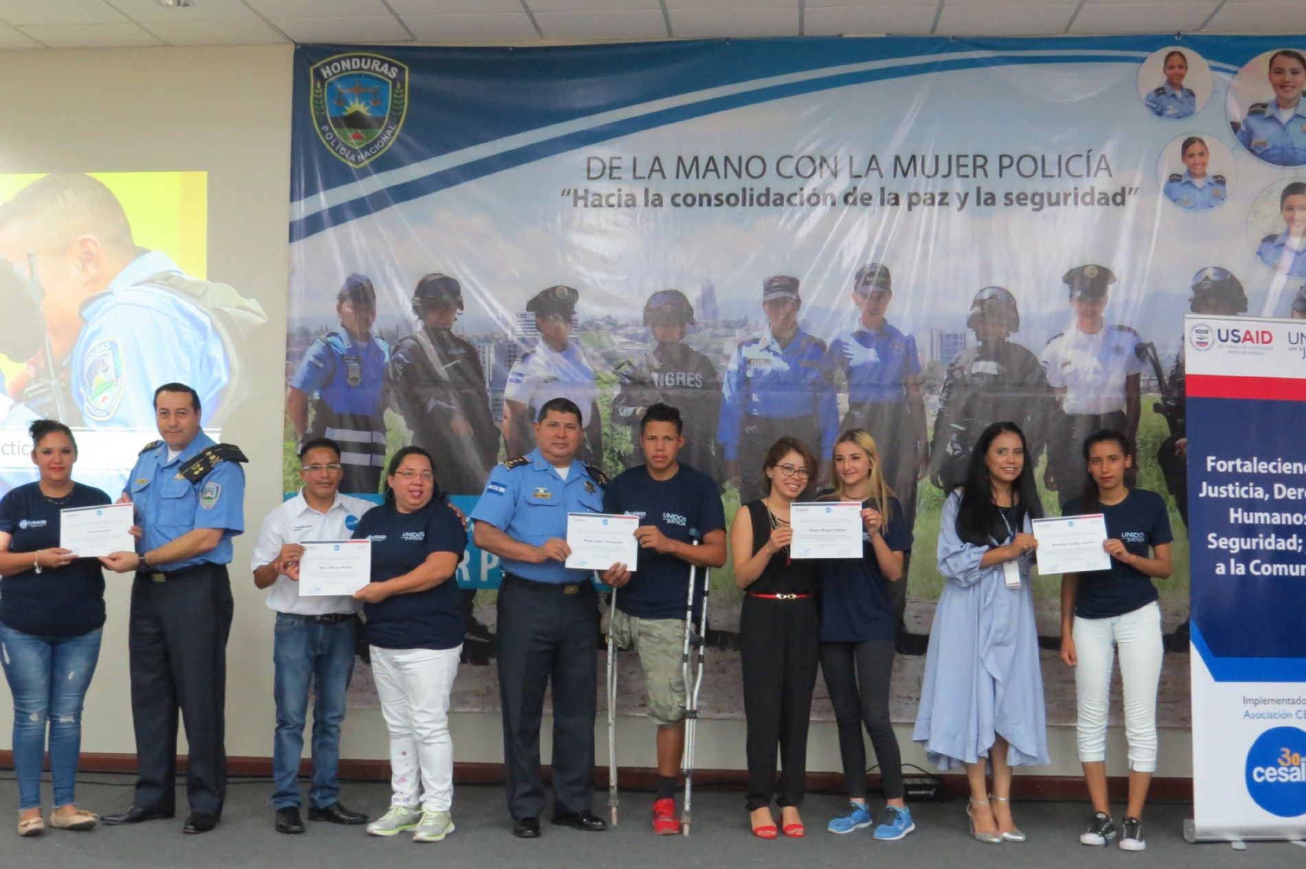 Clausura del Proyecto Fortaleciendo la Justicia con la comunidad.