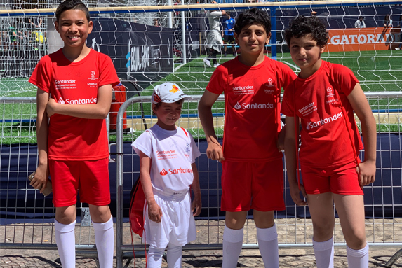 UEFA nos fbol CESAL refugiados