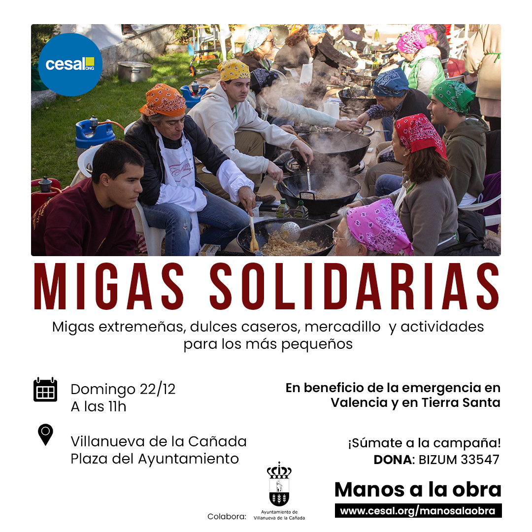 Migas solidarias Villanueva de la Caada - Cesal