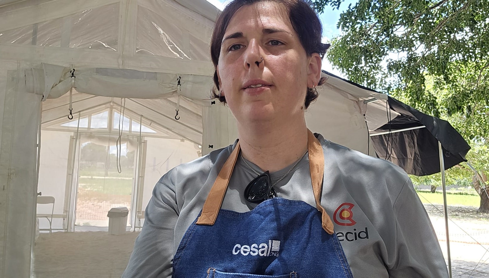 Personal de cocina de la ONG Cesal