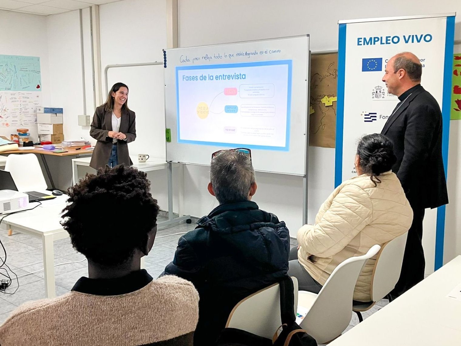 Obispo de Tenerife visita ONG Cesal en Canarias