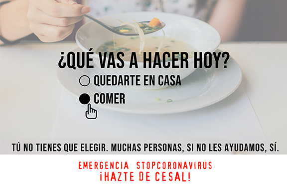 coronavirus. emergencia, CESAL, dona, alimentos, salud