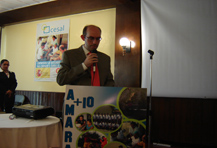 D. Jos Rodrguez en el acto Amarateca +10 realizado el pasado mes de noviembre, con ocasin del dcimo aniversario del huracn Mitch