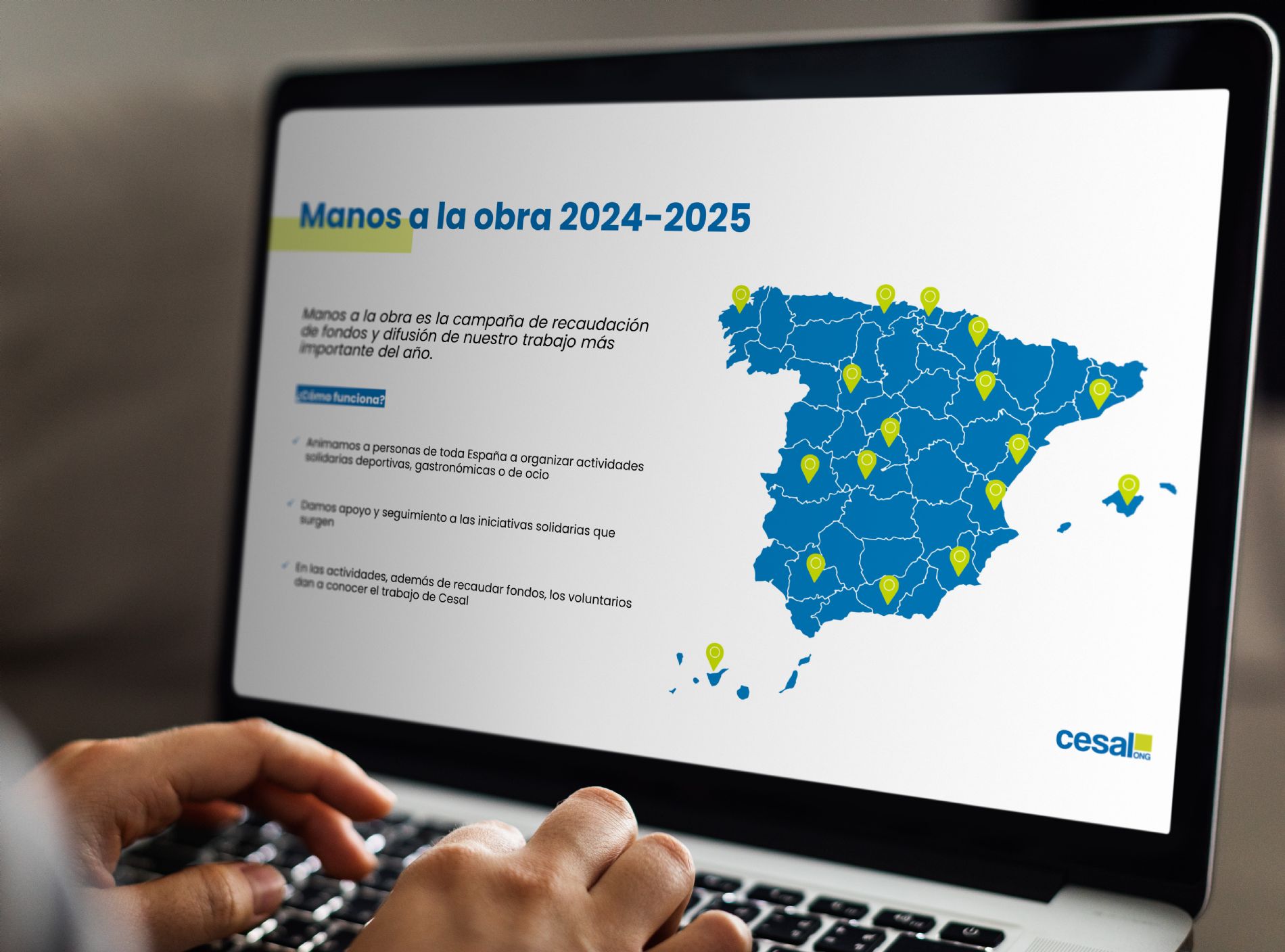 dossier para patrocinadores Cesal Manos a la obra