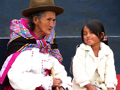 Mujer campesina de una de las comunidades beneficiadas