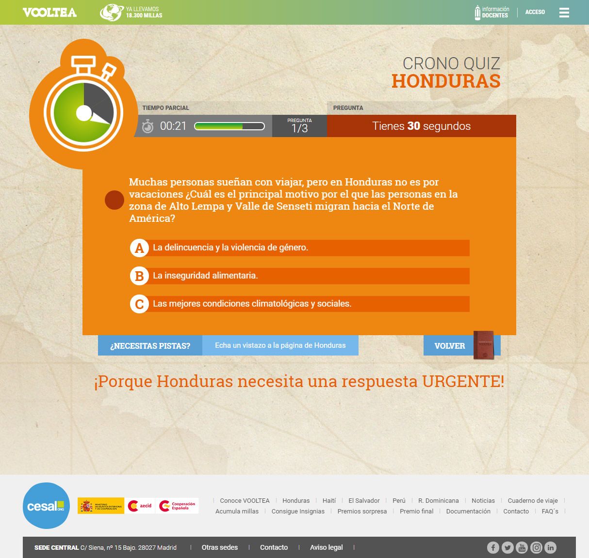 Vooltea juego educativo de Cesal