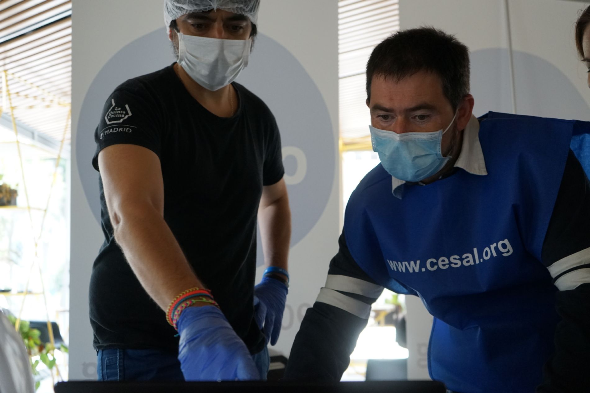 coRonavirus; emergencia; salud; CESAL; dona; voluntariado Gastrolab Villaverde Madrid
