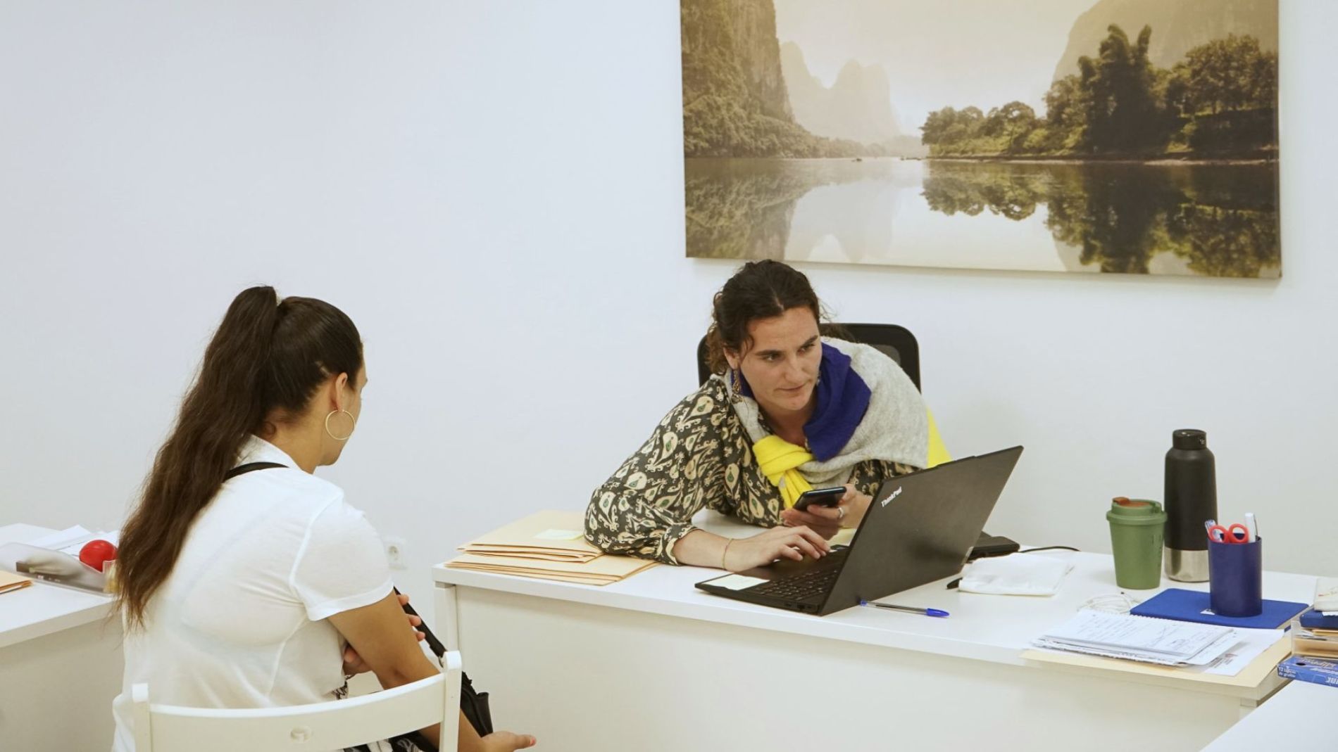 Servicio de atención a una persona en búsqueda de trabajo