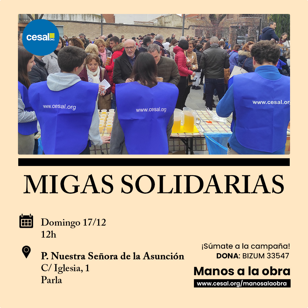 Migas solidarias Parla - Cesal