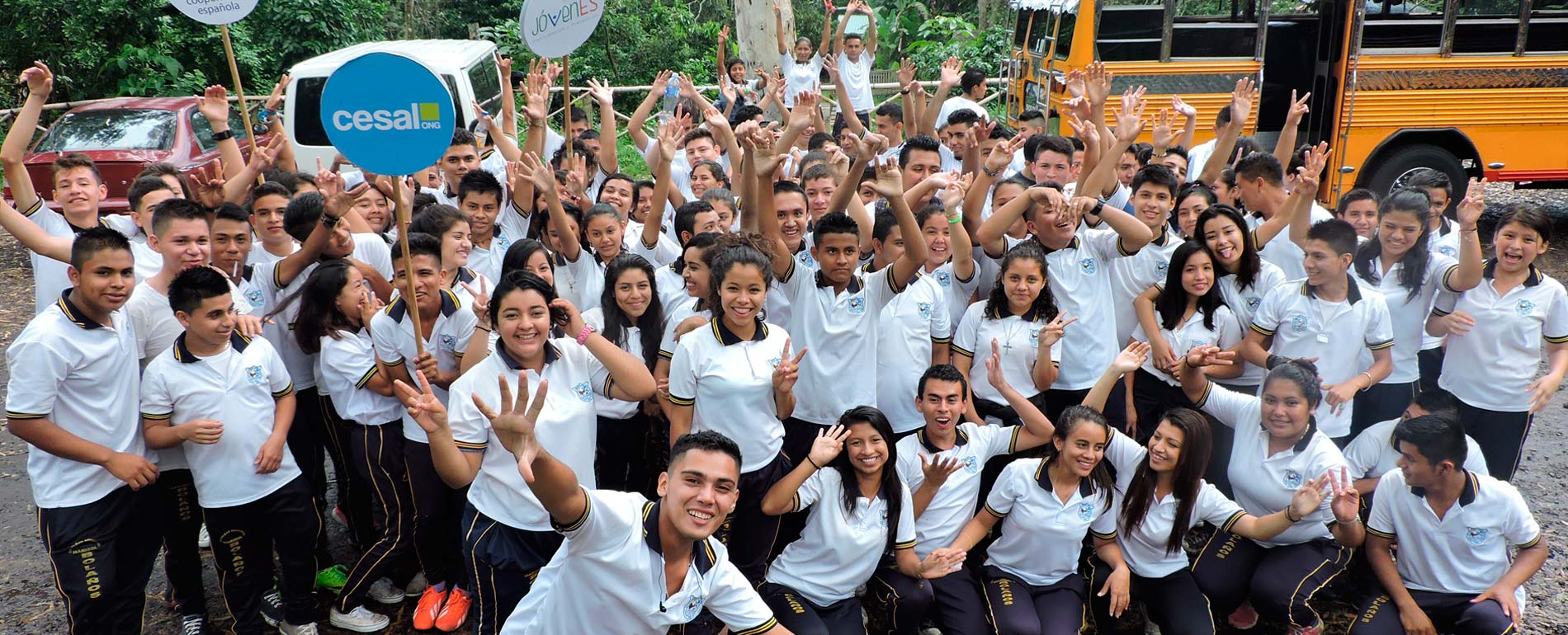 Jóvenes en El Salvador